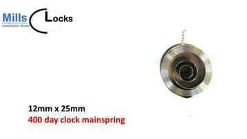 400 Day Clock Mainspring,12 x 33mm (6200)